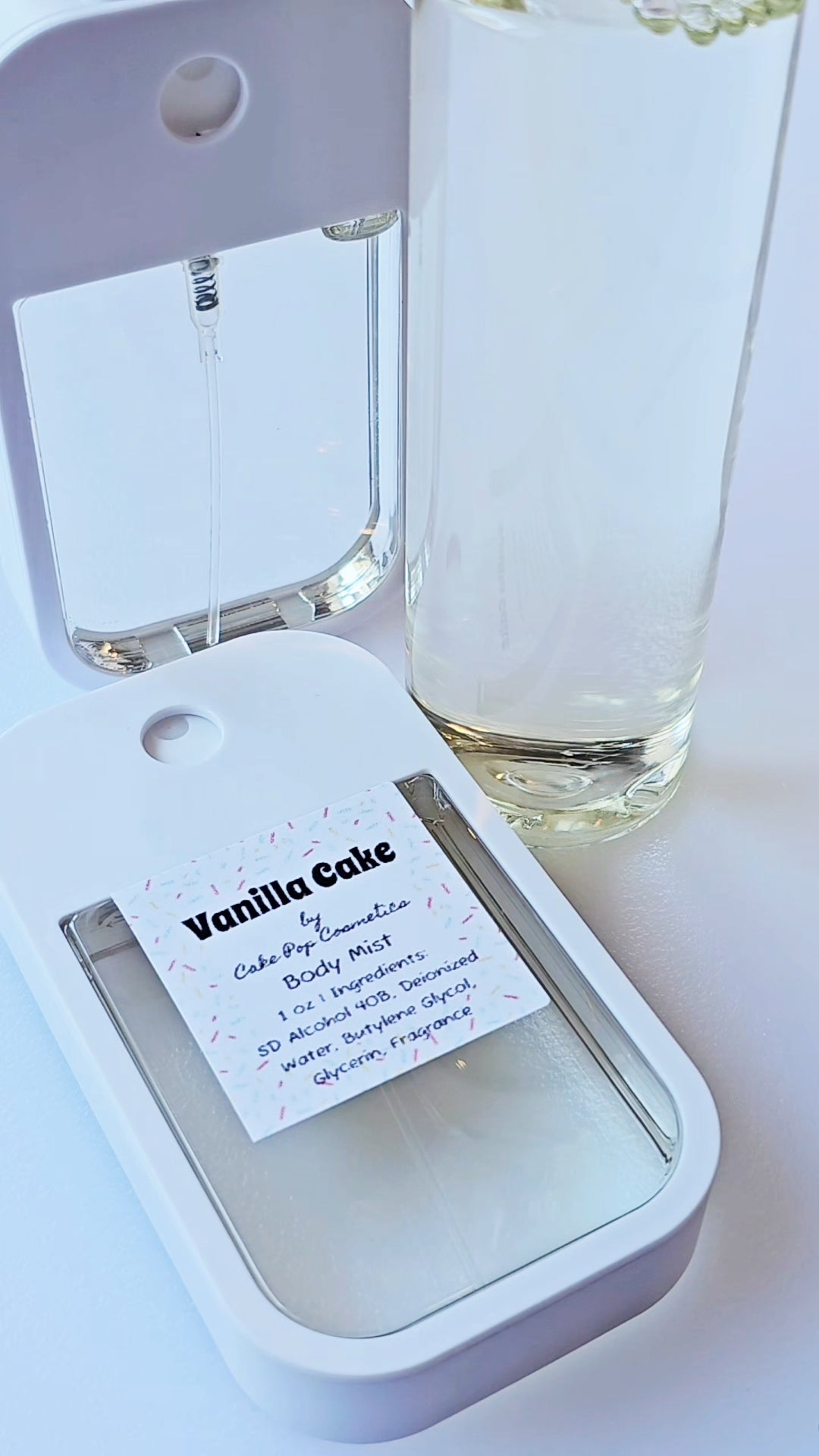 Vanilla Cake Perfume Body Mist 4 oz Full Size