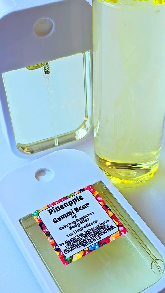 Pineapple Gummi Bear Perfume Body Mist 1.5 oz Pocket Size