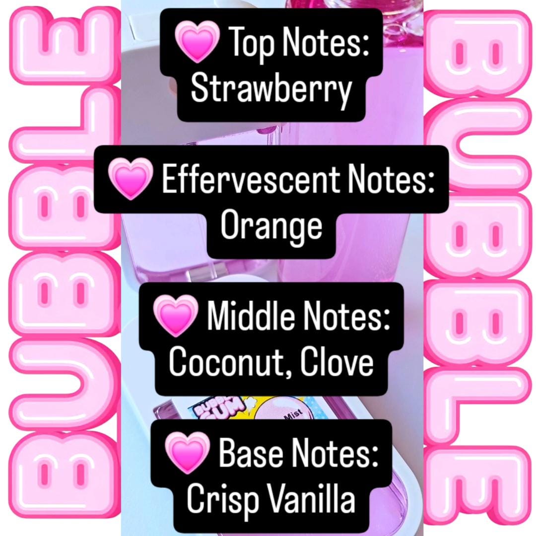 Bubblegum Perfume Body Mist 4 oz Full Size