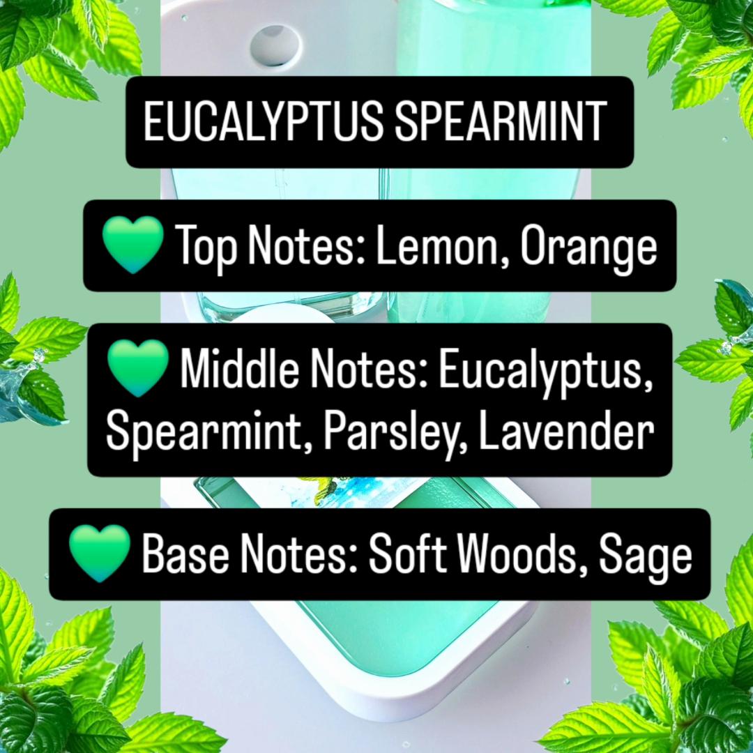 Eucalyptus Spearmint Perfume Body Mist 4 oz Full Size