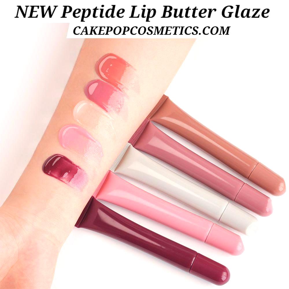 NEW* Peptide Lip Butter Glaze (10-100 Filled Tubes Choose Amount) Wholesale Ready to Label