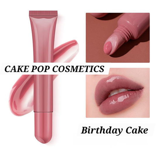 NEW* BIRTHDAY CAKE* Peptide Lip Butter Glaze (10-100 Filled Tubes Choose Amount) Wholesale Ready to Label